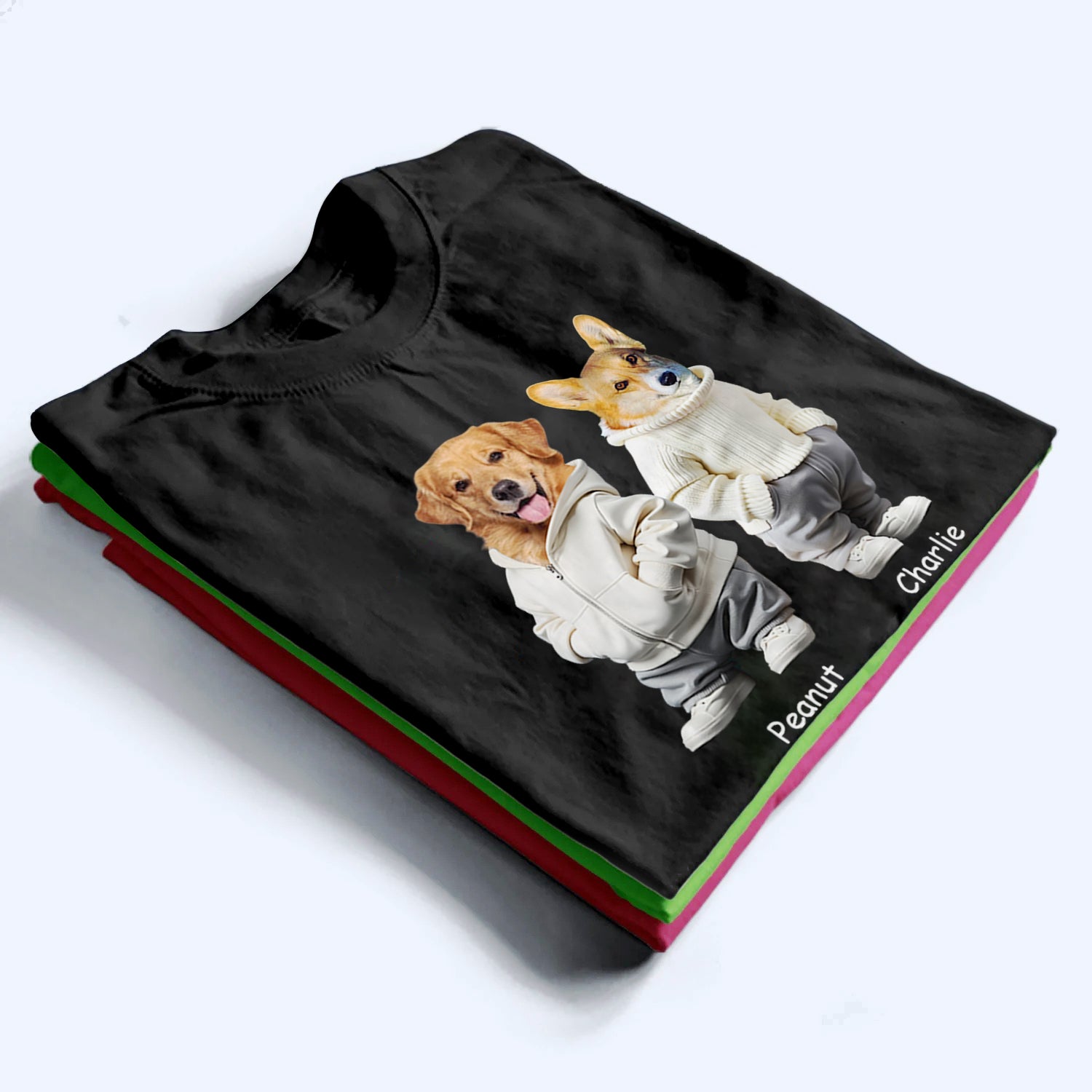 Custom Photo Cute Dog - Personalized Custom T Shirt - Gift For Dog Lovers, Pet Lovers, Dog Mom, Dog Dad 3