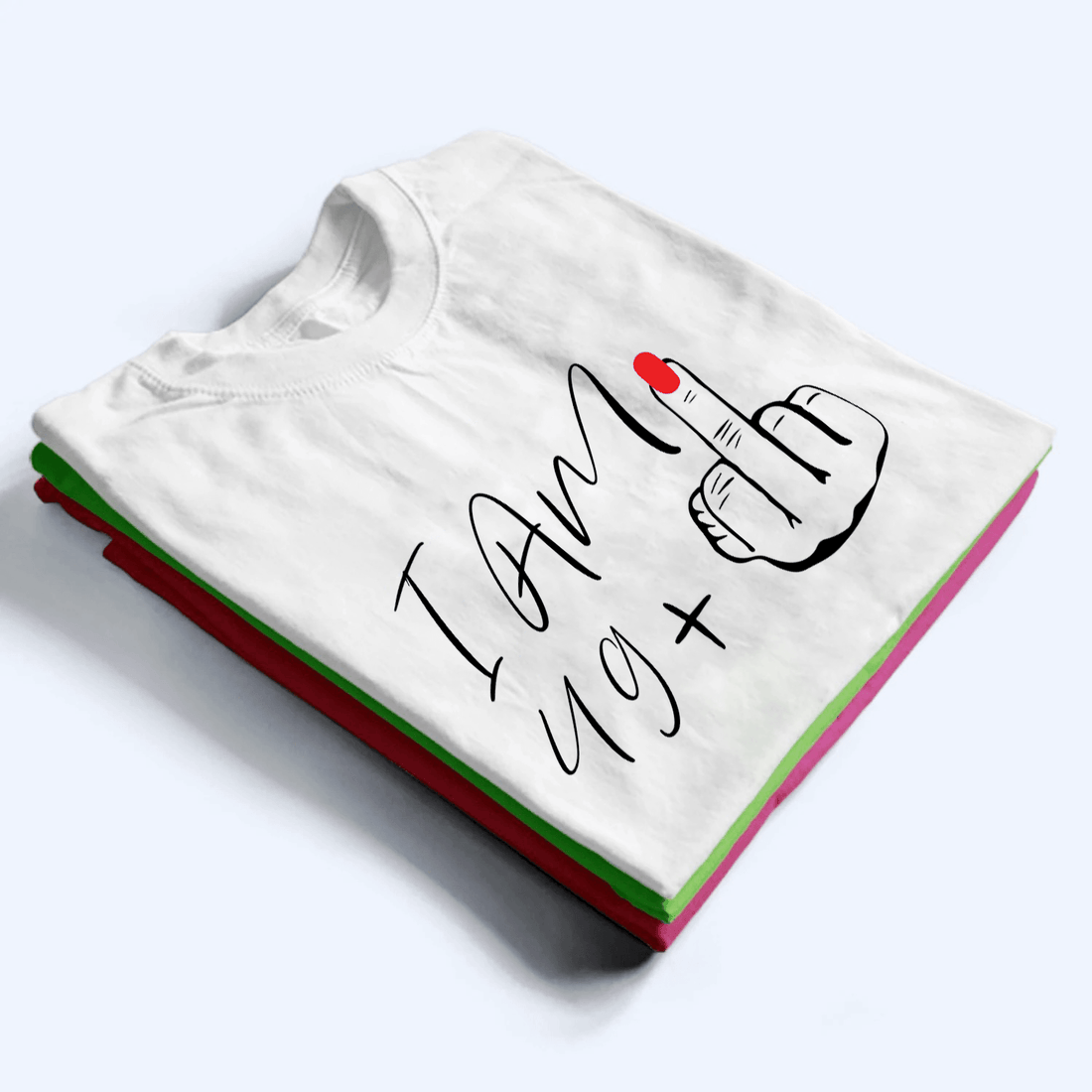 Personalized I Am Plus Birthday Gift t-shirt, alternate view 3