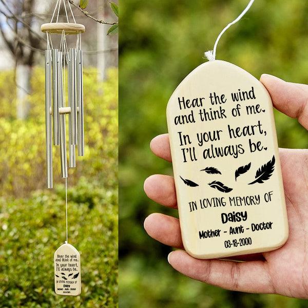 In The Loving Memory OF Family personalized wind chime, alternate view 2