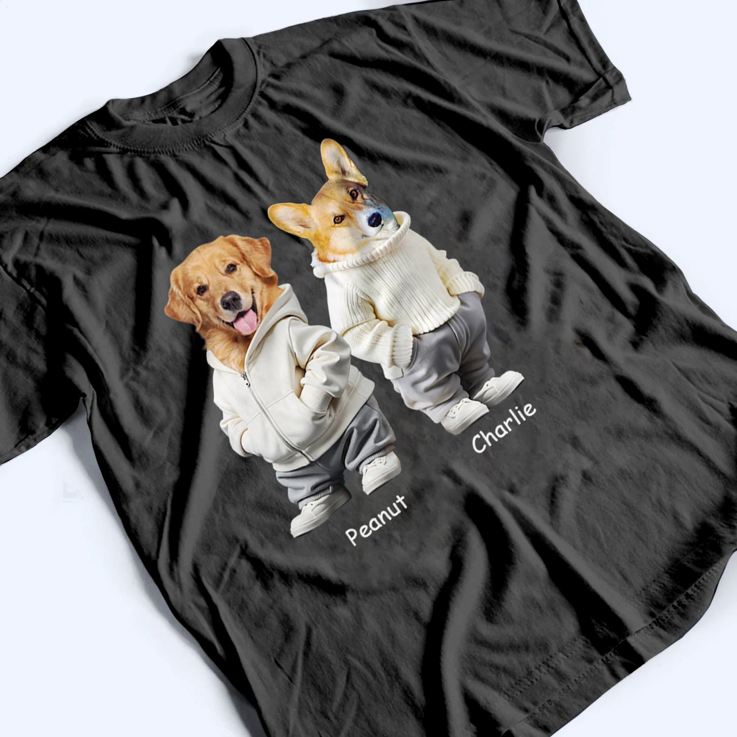 Custom Photo Cute Dog - Personalized Custom T Shirt - Gift For Dog Lovers, Pet Lovers, Dog Mom, Dog Dad 4