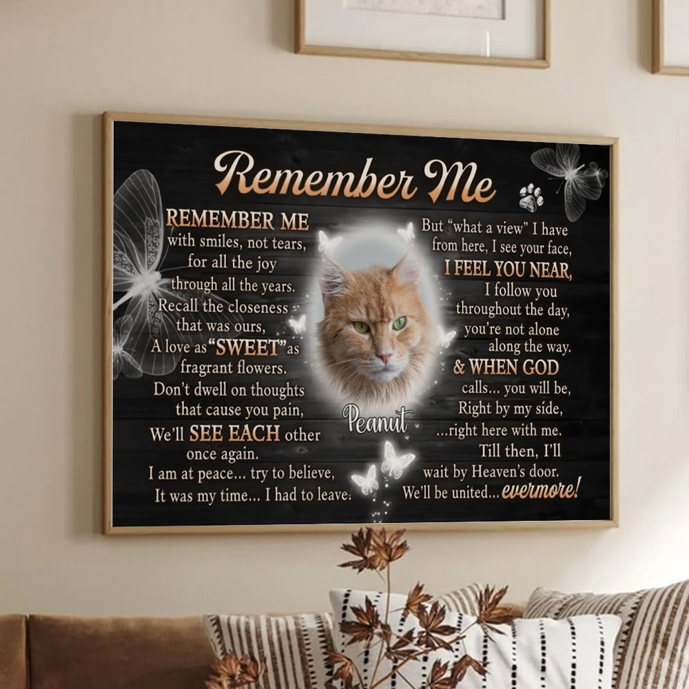 Custom Photo You Will Be Right By My Side - Personalized Poster/Canvas - Memorial Gift For Dog Lovers, Cat Lovers, Pet Lovers
