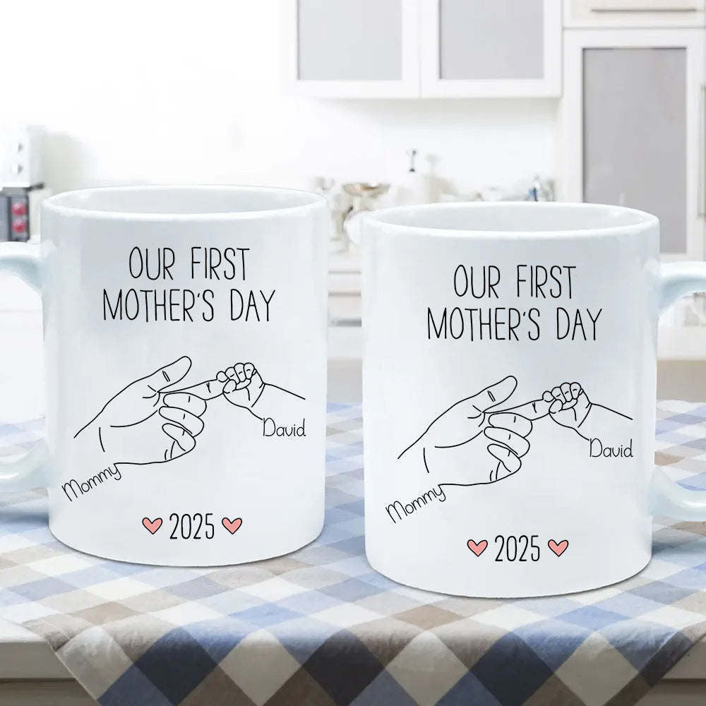 Our First Mother's Day - Personalized Custom Mug - First Mother's Day Gifts, First Time Mom Gifts