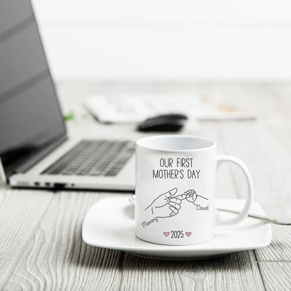 Our First Mother's Day - Personalized Custom Mug - First Mother's Day Gifts, First Time Mom Gifts