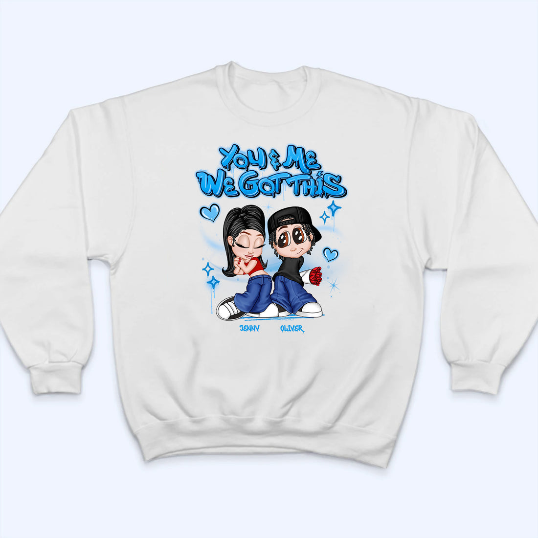 Y2K Couple Personalized Custom T Shirt t-shirt, alternate view 5