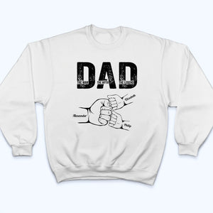 Dad The Man The Myth The Legend - Personalized Custom T Shirt - Gift for Dad,  Daddy, Father's Day