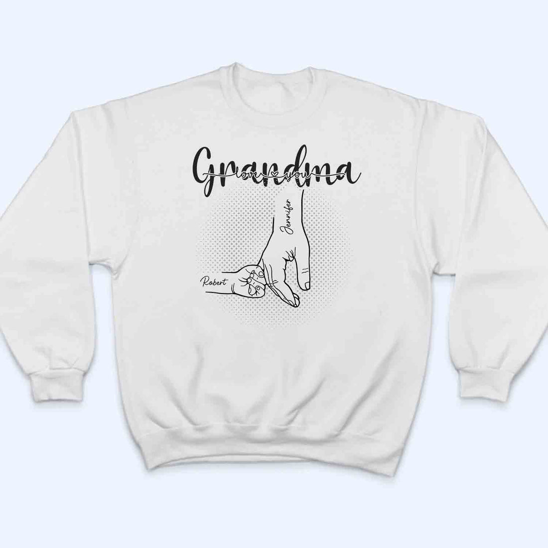 A Mother's Love Is Forever & Always - Personalized Custom Shirt - Mother's Day Gift For Mom, Mommy, Grandma, Nana, Mama