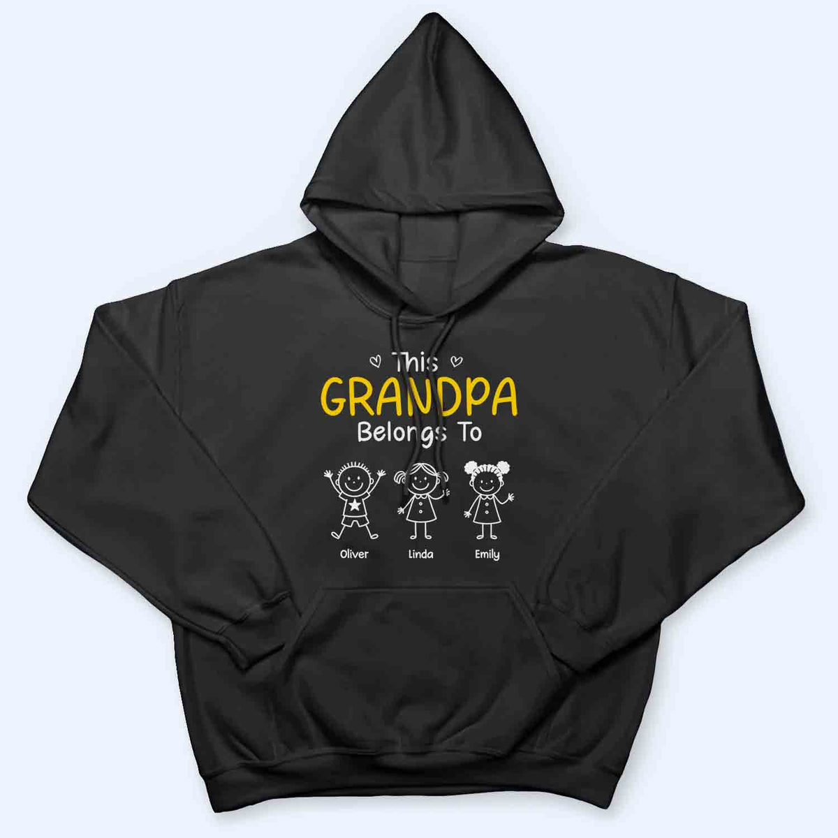 This Grandpa/Grandma Belongs To - Personalized Custom T Shirt - Gift For Grandpa/Grandma, Mom/Dad