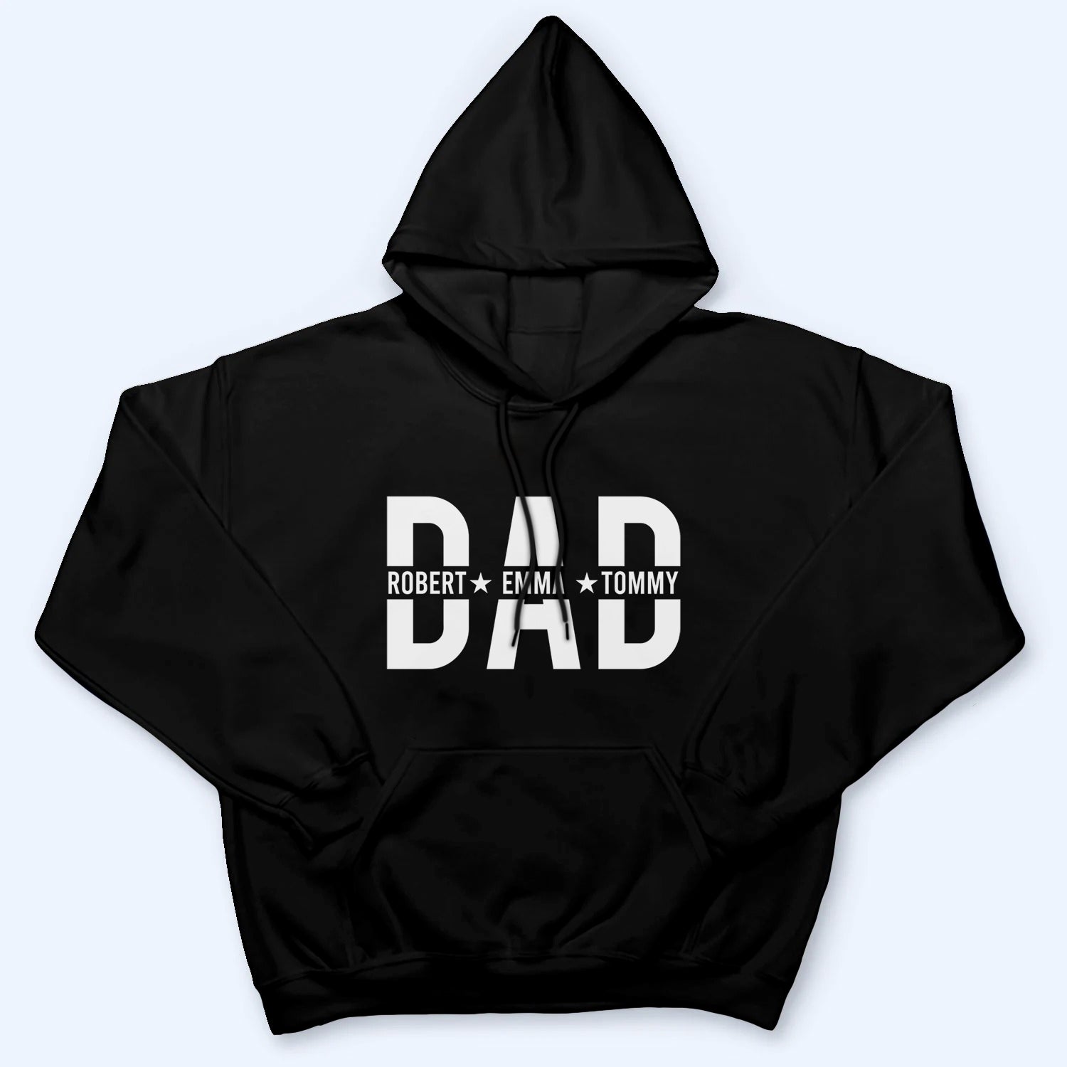Custom Dad Shirt With Kids Names - Personalized Custom T Shirt - Father's Day Gift for Dad, Daddy 6
