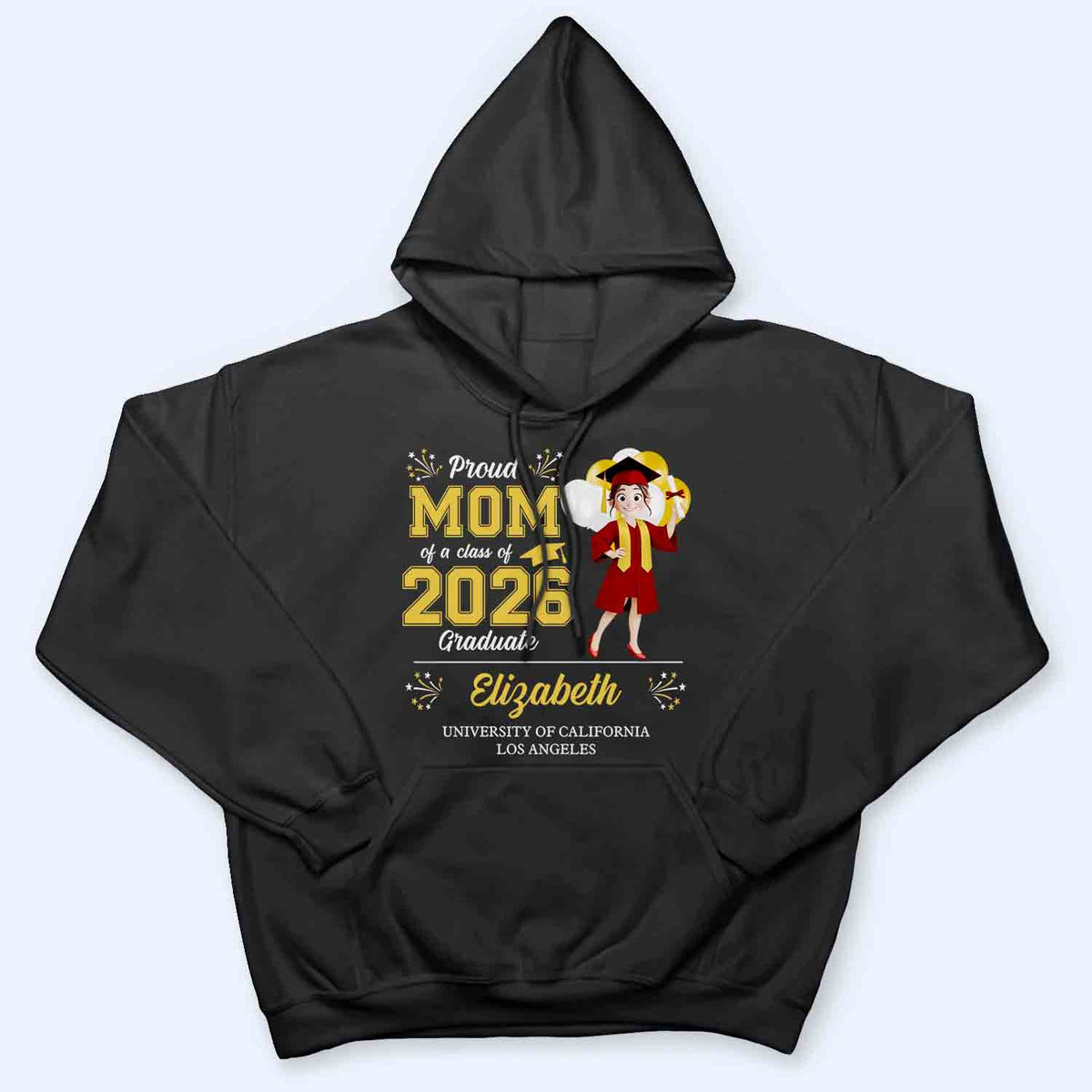 Family Matching Graduation - Personalized Custom T Shirt - Grad Ceremony Gift for Grandma, Grandpa, Mom, Dad, Brother, Sister, Aunt, Uncle