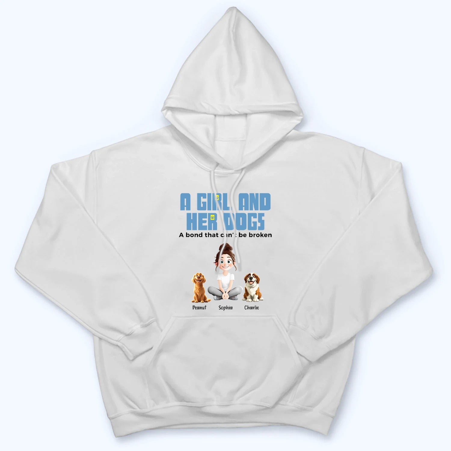 Unbreakable Bond With My Dogs - Personalized Custom Shirt - Gift For Her, Dog Lovers, Pet Lovers, Dog Mom