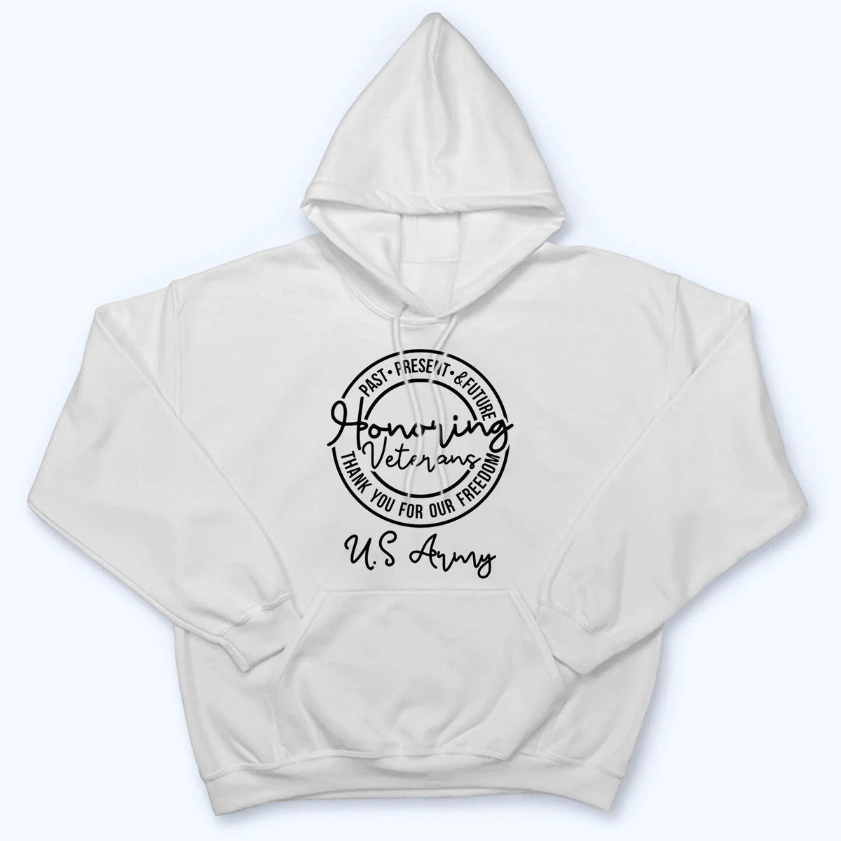 Honoring Veterans, Past Present Future - Personalized Custom T Shirt - Gift For Military Veteran Dad Grandpa Veteran, Veterans Day