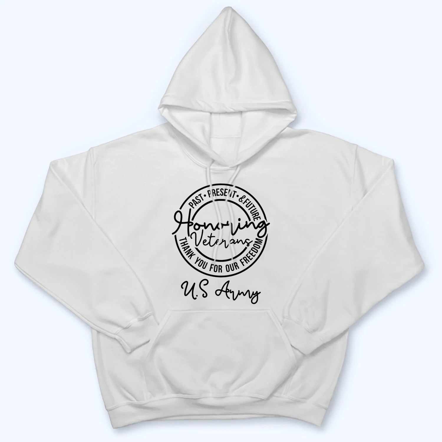 Honoring Veterans, Past Present Future - Personalized Custom T Shirt - Gift For Military Veteran Dad Grandpa Veteran, Veterans Day