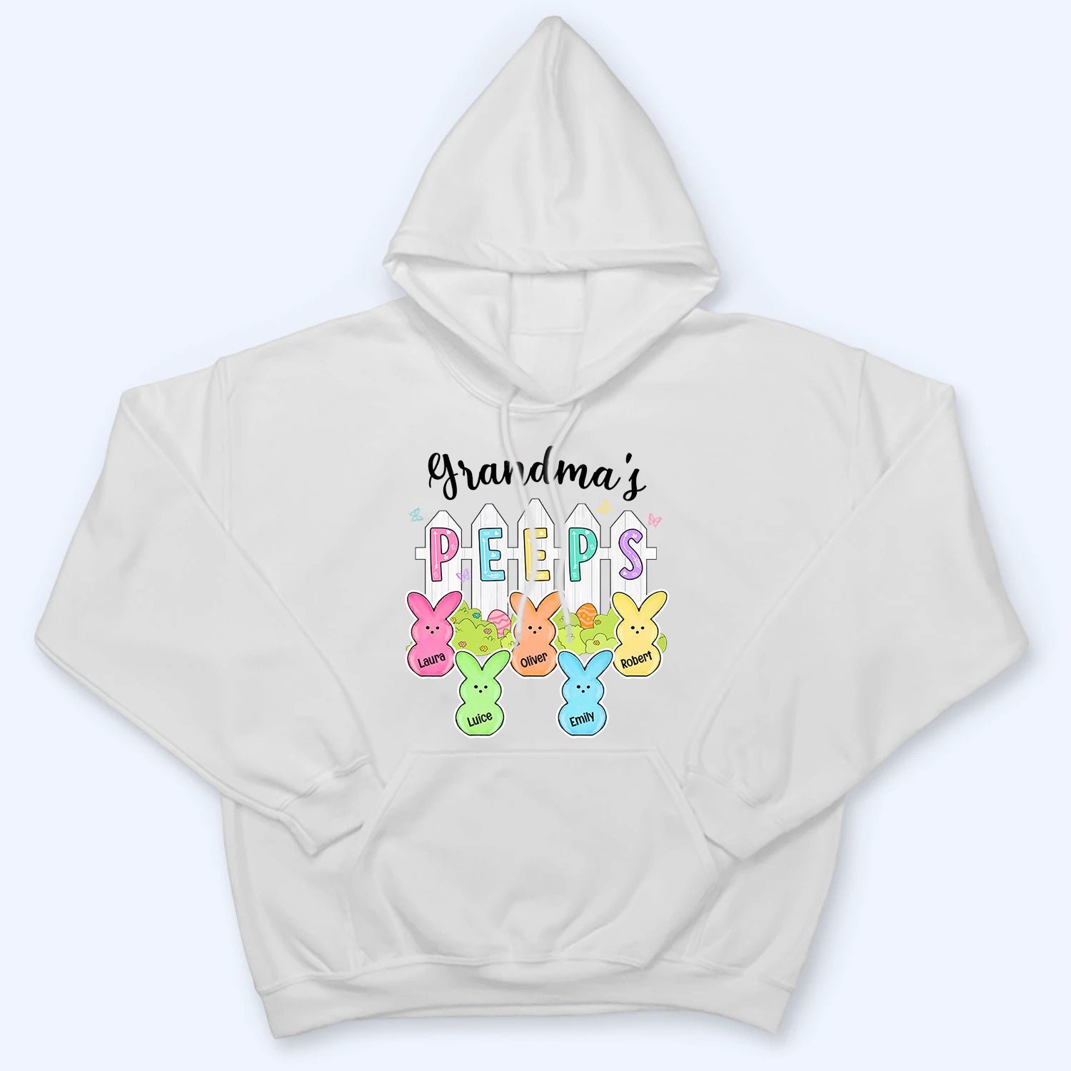 Grandma Peeps Easter - Personalized Custom T Shirt - Gift for Grandma/Grandparent 6