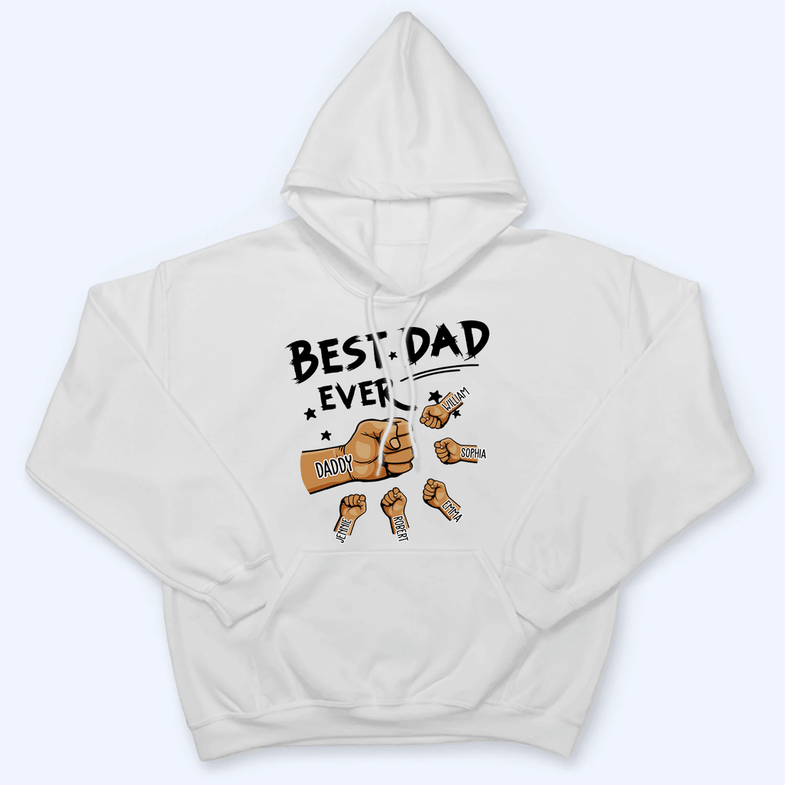 Personalized The Best Dad Ever t-shirt, alternate view 6