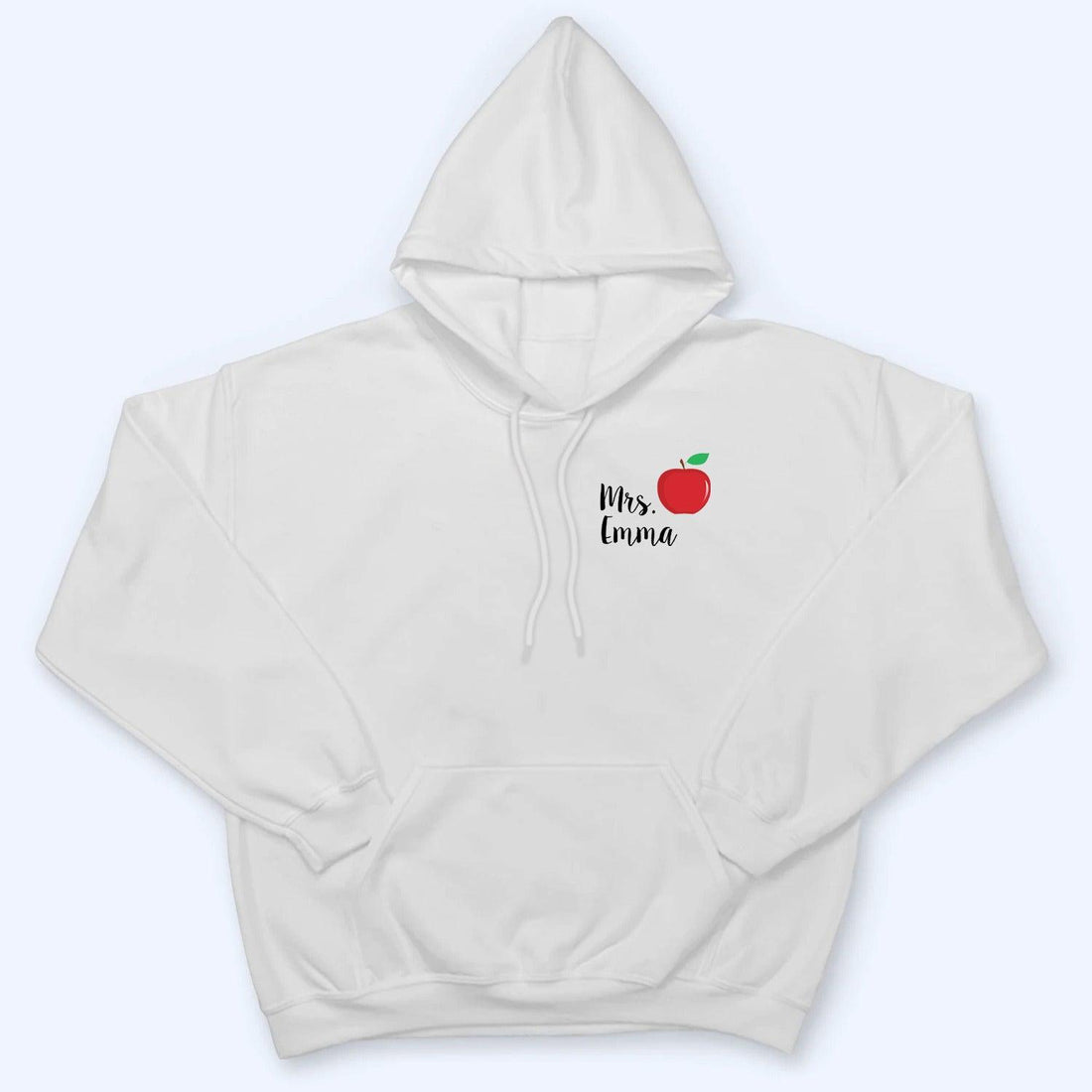 Personalized Teacher Name With Apple t-shirt, alternate view 5