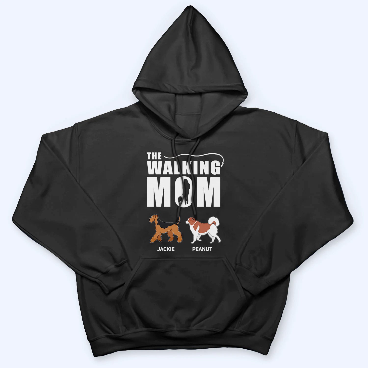 The Walking Dad - Personalized Custom T Shirt - Gift for Dog Mom, Dog Dad, Dog Lovers