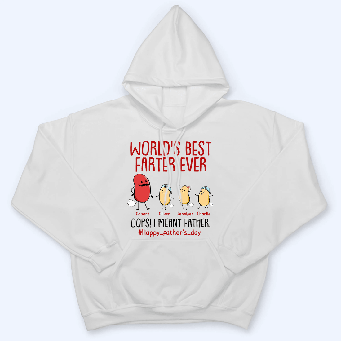 Personalized World's Best Farter Ever I Mean Father t-shirt, alternate view 6