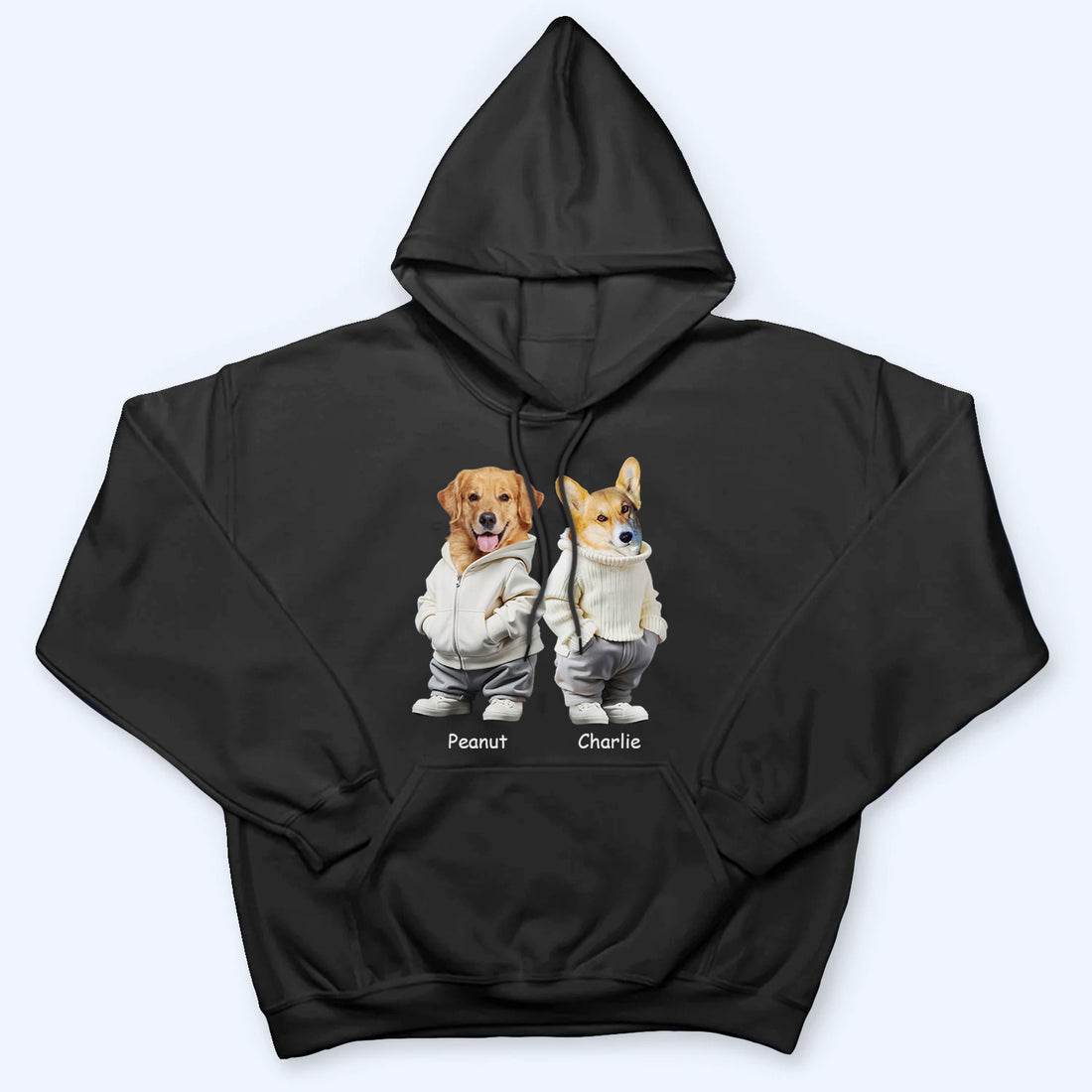 Custom Photo Cute Dog t-shirt, alternate view 6