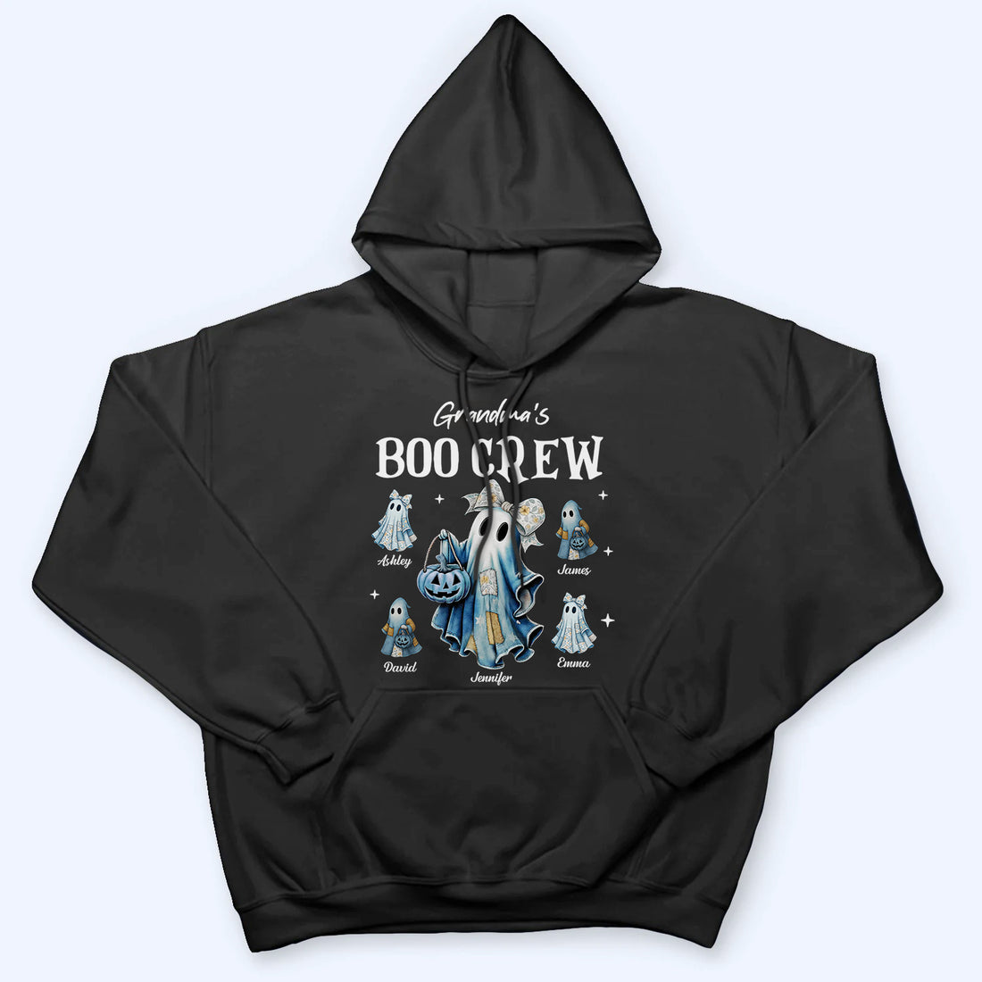 Grandma's Boo Crew - Personalized Custom T Shirt - Halloween Gift for Grandma, Nana, Grammy, Mom