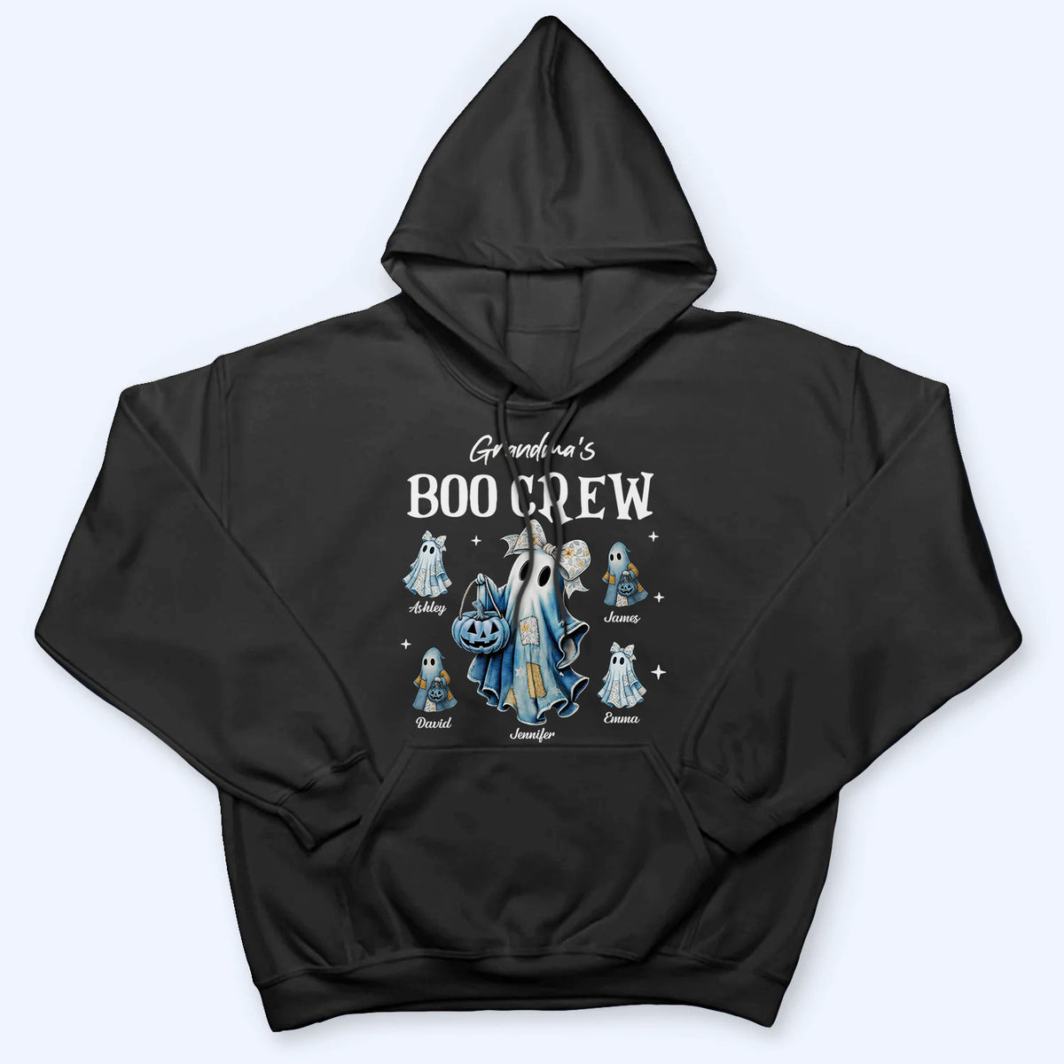 Grandma's Boo Crew - Personalized Custom T Shirt - Halloween Gift for Grandma, Nana, Grammy, Mom