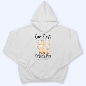 Our First Mother's Day - Personalized Custom T Shirt - Gift for Mom & Baby, Mother's Day Gift - Suzitee Store
