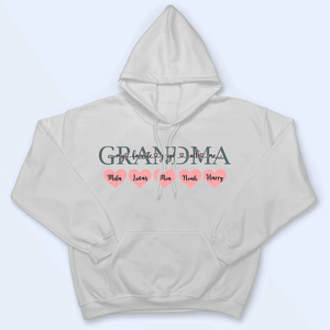 My Favorite People Call Me Grandma - Personalized Custom T Shirt - Birthday, Loving, Funny Gift for Grandma/Nana/Mimi, Mom, Wife, Grandparent - Suzitee Store