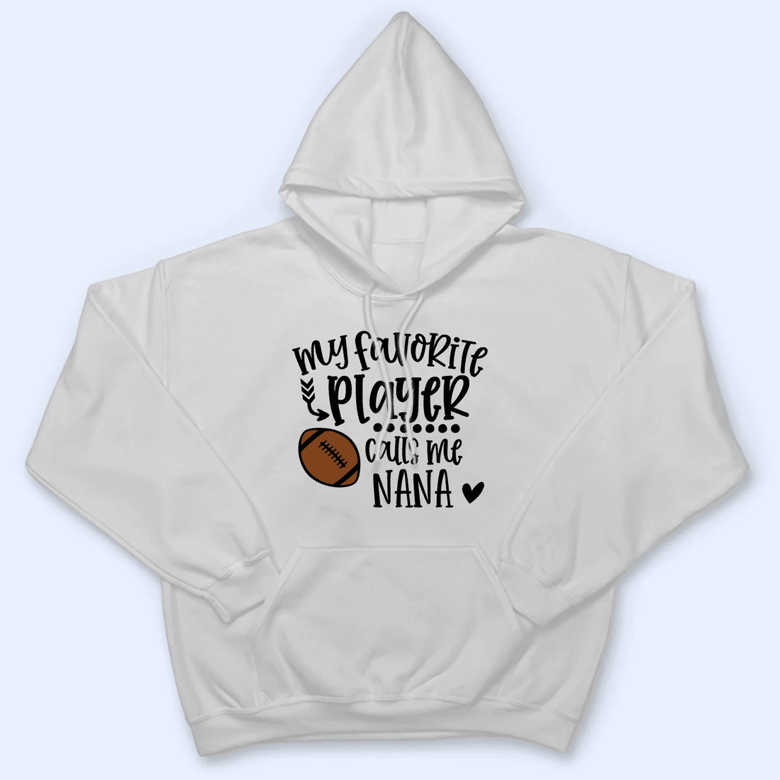 My favorite player calls me grandma - Baseball/ Softball/Football Personalized Custom T Shirt - Birthday, Loving, Funny Gift for Grandma/Nana/Mimi, Mom, Wife, Grandparent - Suzitee Store