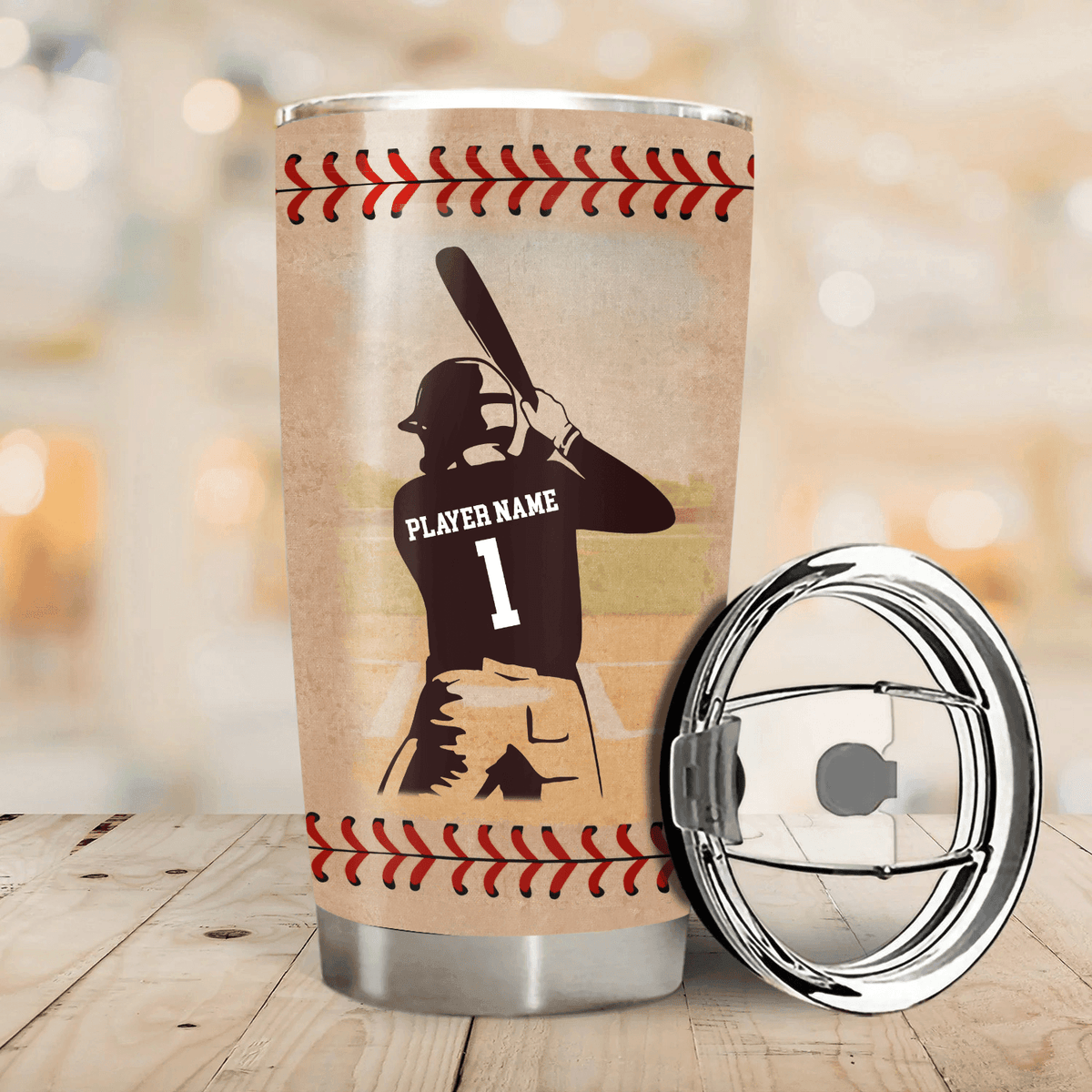 My Favorite Player Calls Me Grandma - Personalized Custom 20oz Fat Tumbler Cup - Birthday, Loving, Funny Gift for Grandma/Nana/Mimi, Mom, Wife, Grandparent - Suzitee Store