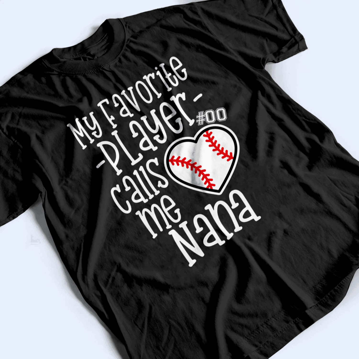 My Favorite Player Calls Me Grandma - Personalized Custom T Shirt - Birthday, Loving, Funny Gift for Grandma/Nana/Mimi, Mom, Wife, Grandparent - Suzitee Store