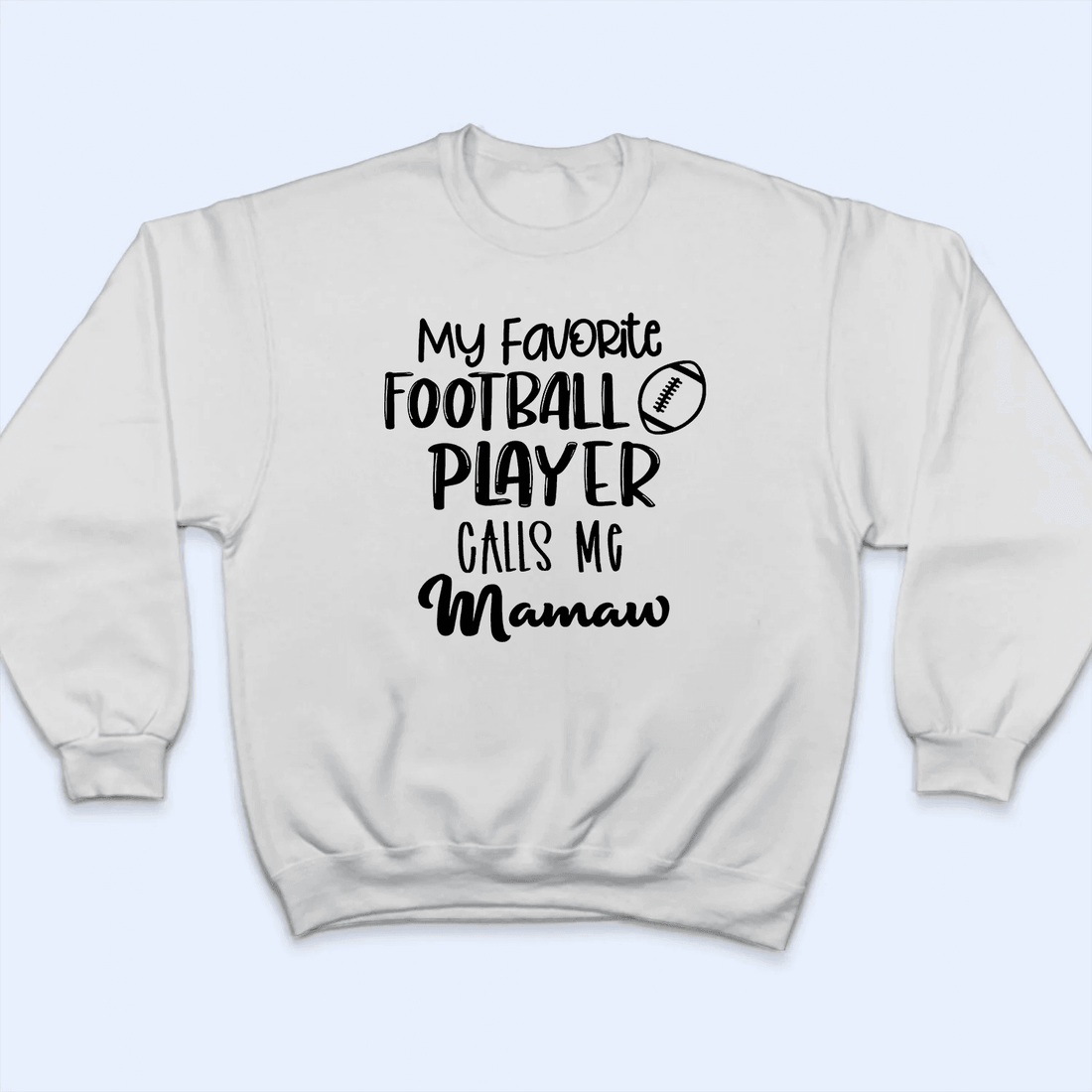 My Favorite Sport Player Calls Me Grandma - Baseball/ Softball/Football Personalized Custom T Shirt - Birthday, Loving, Funny Gift for Grandma/Nana/Mimi, Mom, Wife, Grandparent - Suzitee Store
