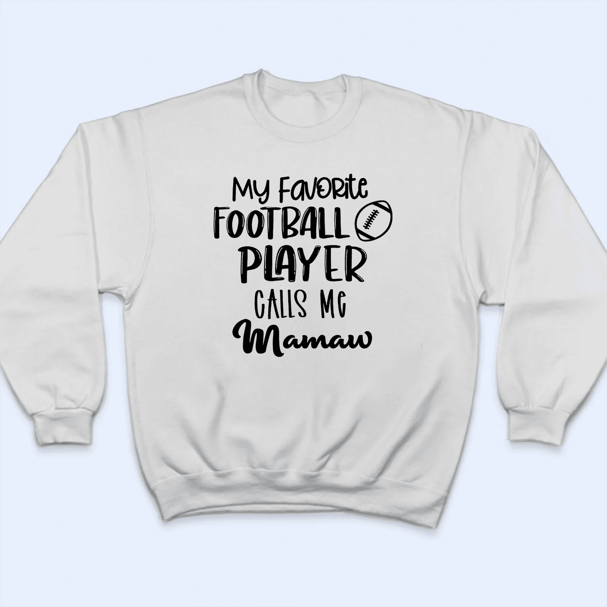 My Favorite Sport Player Calls Me Grandma - Baseball/ Softball/Football Personalized Custom T Shirt - Birthday, Loving, Funny Gift for Grandma/Nana/Mimi, Mom, Wife, Grandparent - Suzitee Store