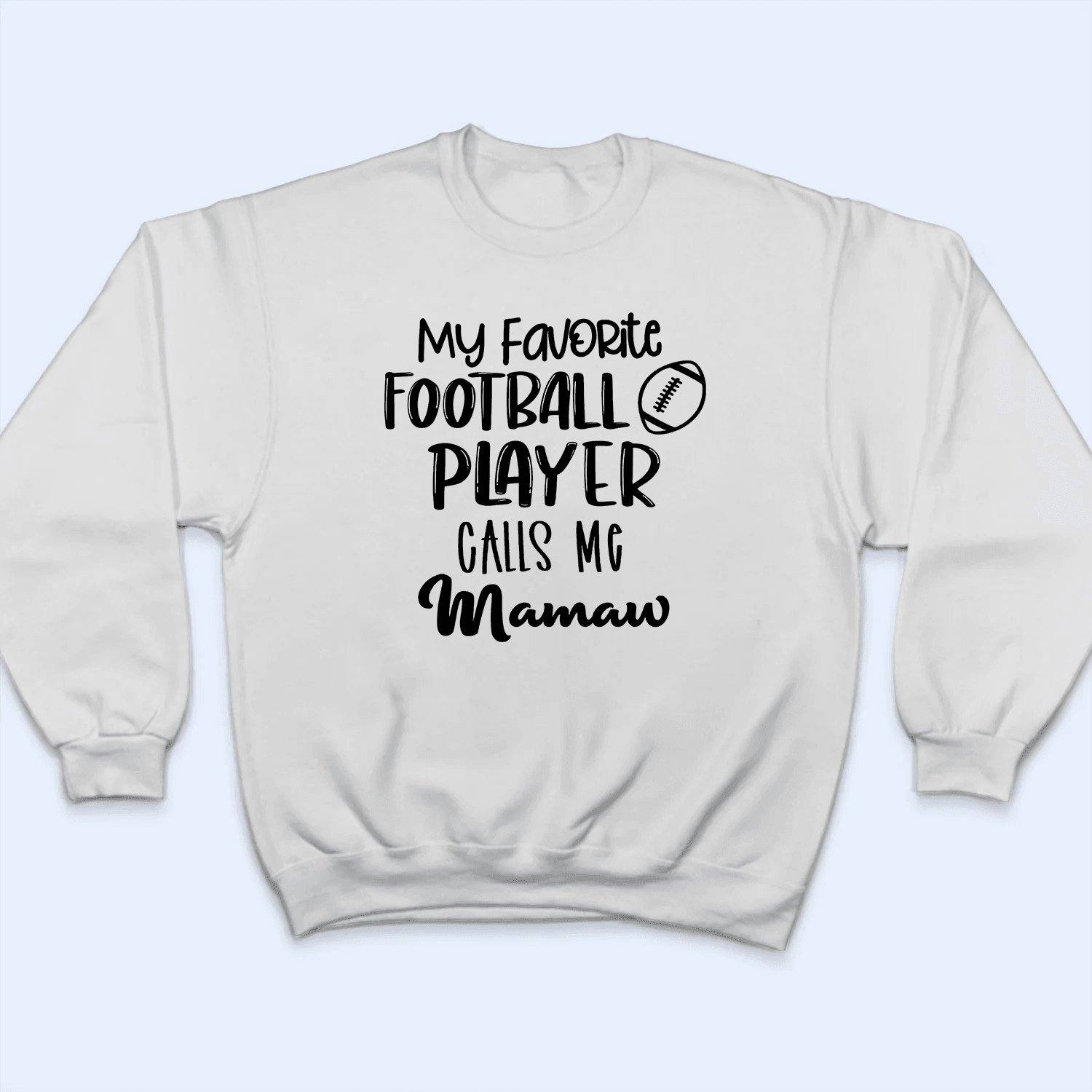 My Favorite Sport Player Calls Me Grandma - Baseball/ Softball/Football Personalized Custom T Shirt - Birthday, Loving, Funny Gift for Grandma/Nana/Mimi, Mom, Wife, Grandparent - Suzitee Store