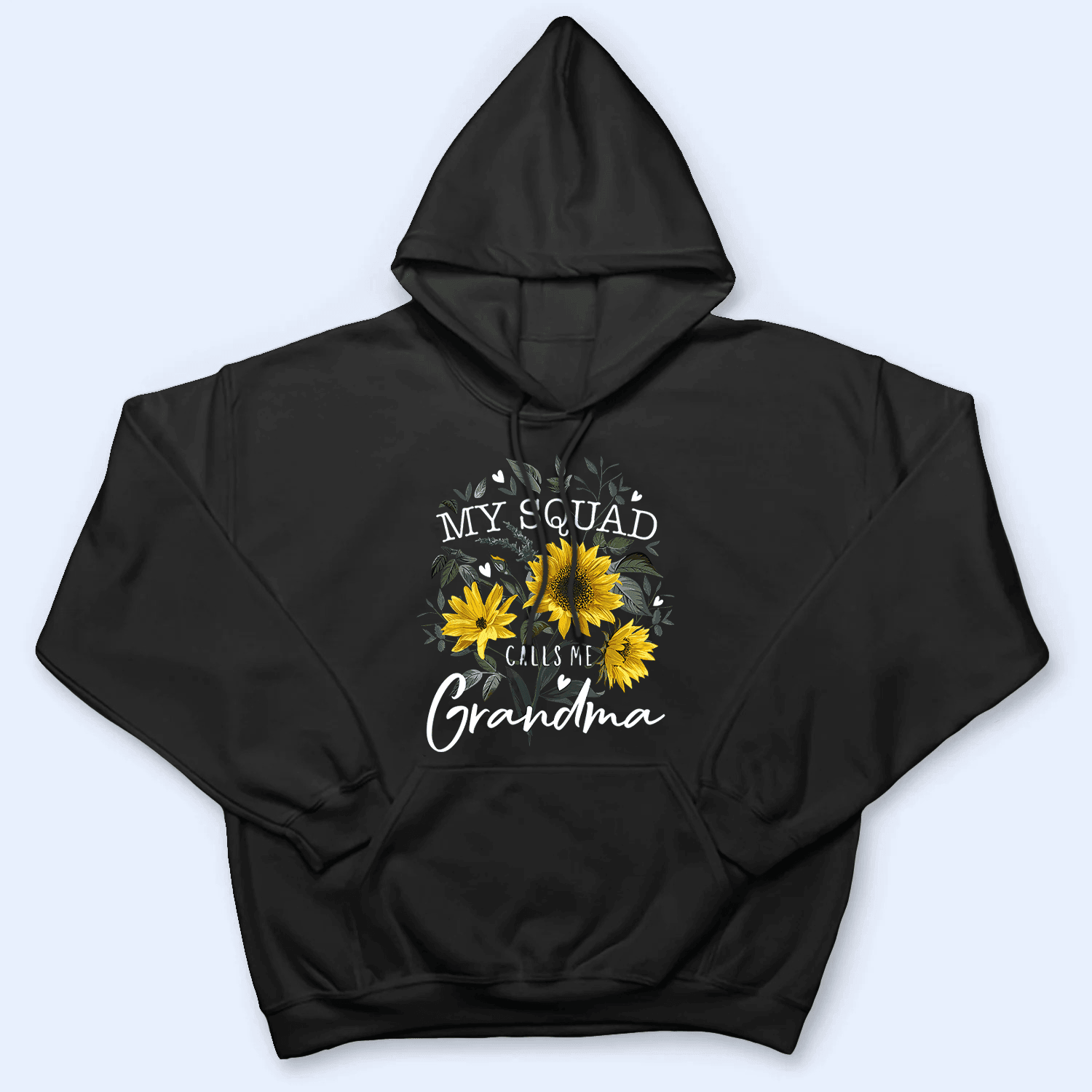 My Squad Calls Me Grandma - Personalized Custom T Shirt - Birthday, Loving, Funny Gift for Grandma/Nana/Mimi, Mom, Wife, Grandparent - Suzitee Store
