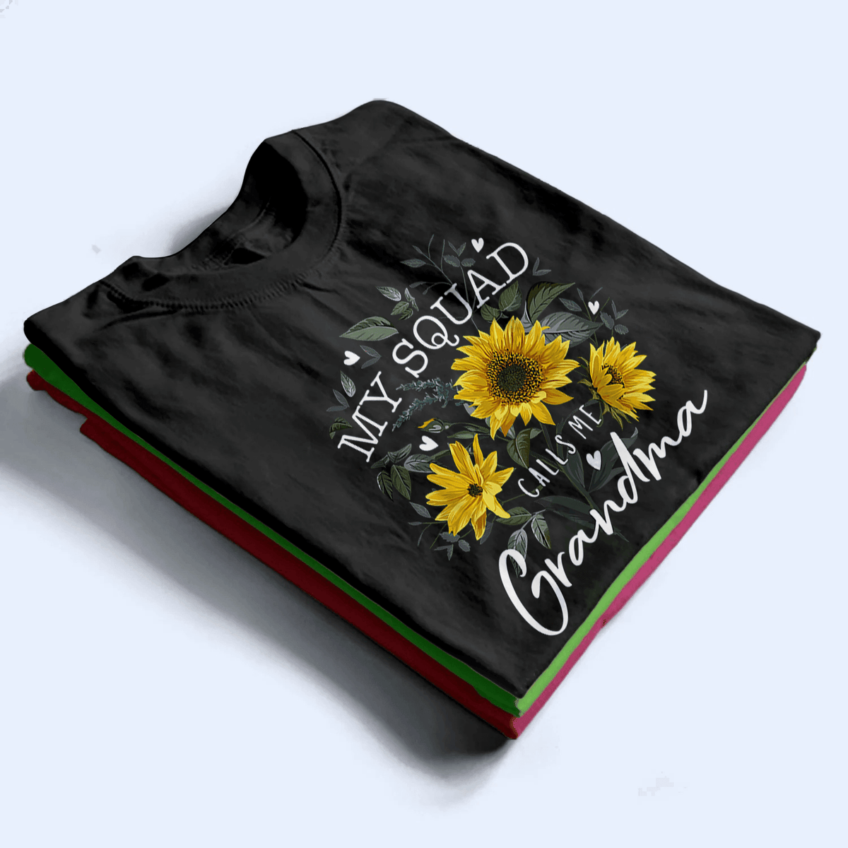 My Squad Calls Me Grandma - Personalized Custom T Shirt - Birthday, Loving, Funny Gift for Grandma/Nana/Mimi, Mom, Wife, Grandparent - Suzitee Store