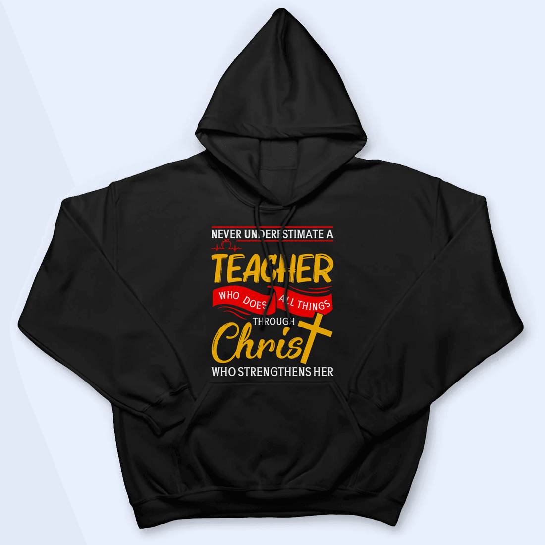 Personalized Never Underestimate A Teacher t-shirt, alternate view 3
