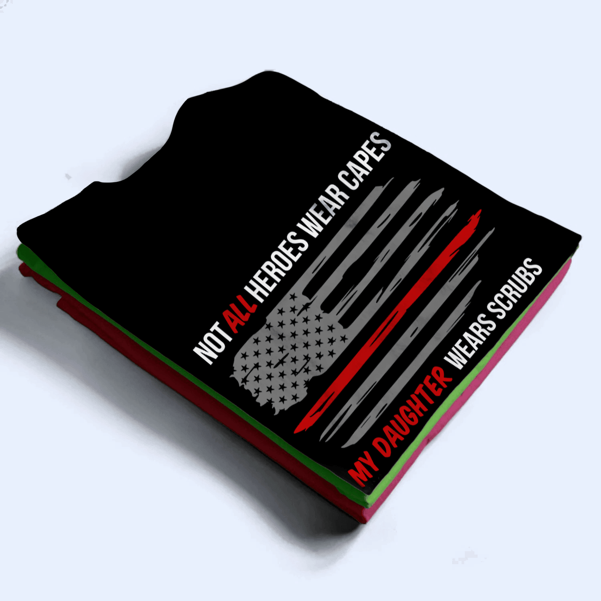 Not All Heroes wear capes - Personalized Custom T Shirt - Birthday, Loving, Funny Gift for Nurse, CNA, Healthcare, Registered RN - Suzitee Store