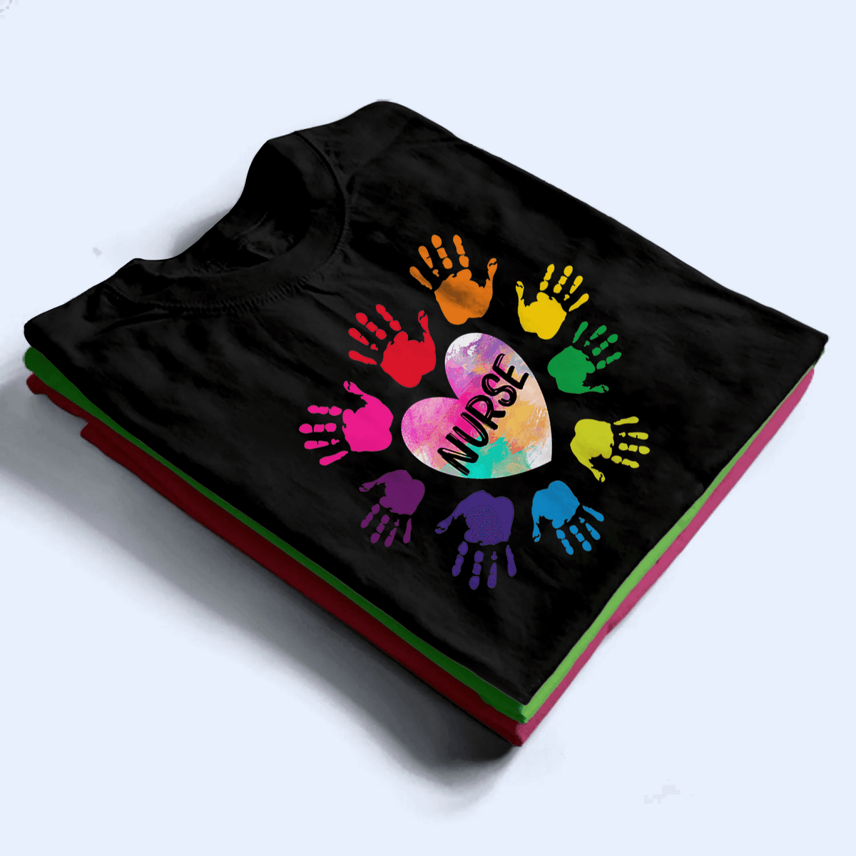 Nurse Heart - Personalized Custom T Shirt - Birthday, Loving, Funny Gift for Nurse, CNA, Healthcare, Registered RN - Suzitee Store