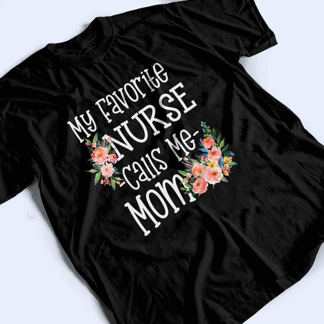 Personalized Nurse Mom t-shirt, alternate view 3