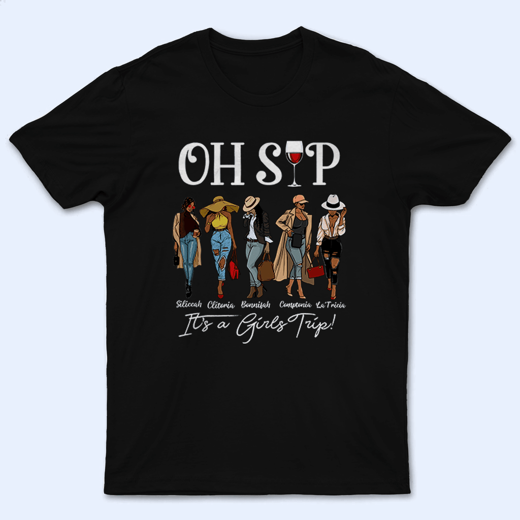 Girls Weekend Shirts Funny Girl Trip Shirts Custom Black Girls Oh