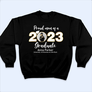 [Photo Inserted] 2023 School Grad Graduation Custom Photograph Design - Personalized Custom T Shirt - Birthday, Loving, Funny Gift for Grandma/Nana/Mimi, Mom, Wife, Grandparent - Suzitee Store