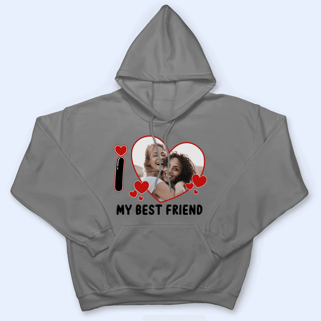 Custom Photo I Love Heart personalized t-shirt, alternate view 5