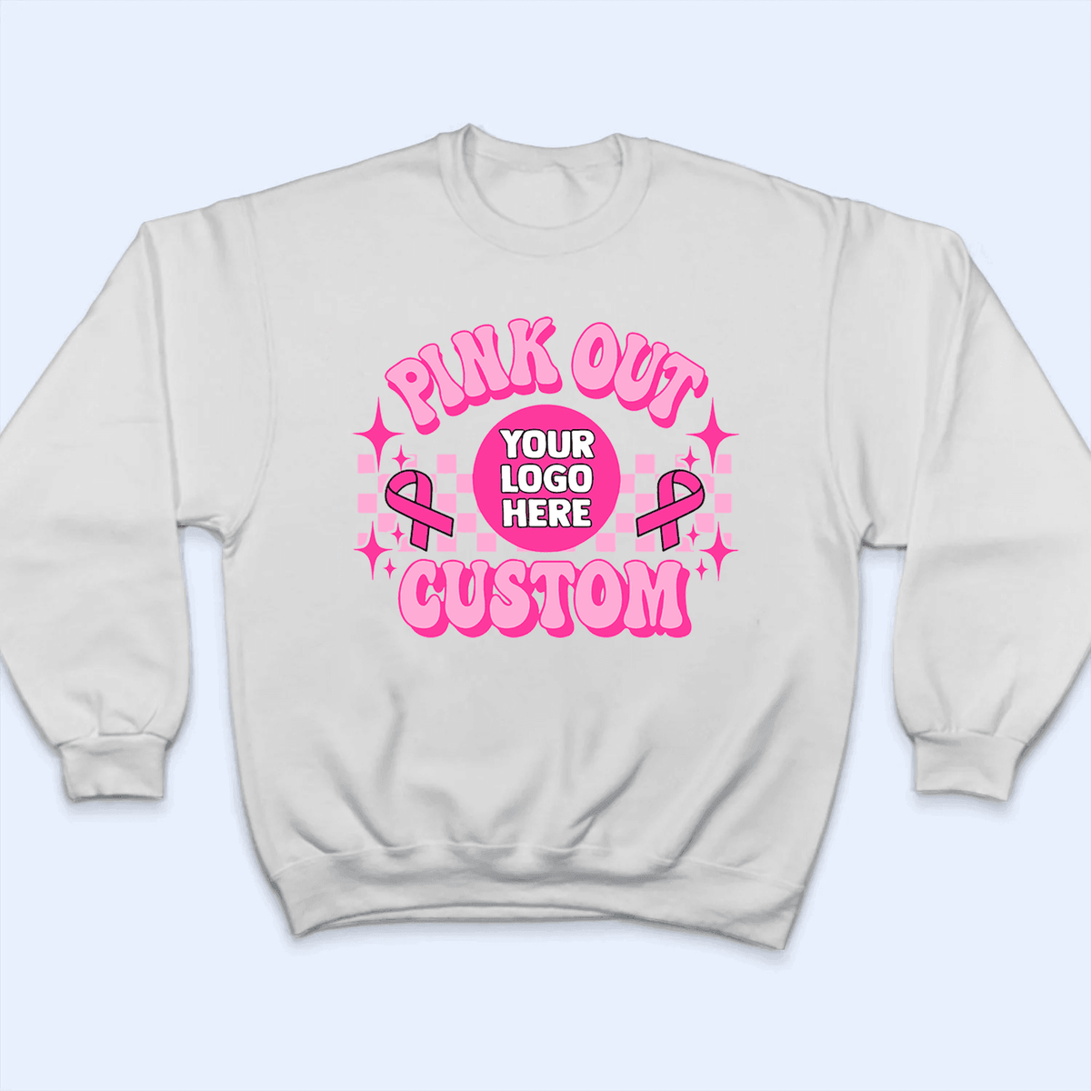[Photo Inserted] Pink Out Breast Cancer School Team Spirit - Personalized Custom T Shirt - Birthday, Loving, Funny Gift for Teacher, Kindergarten, Preschool, Pre K, Paraprofessional - Suzitee Store