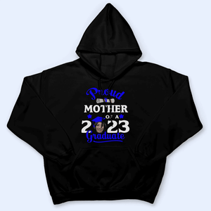[Photo Inserted] Proud Family of a Graduate - Personalized Custom T Shirt - Birthday, Loving, Funny Gift for Grandma/Nana/Mimi, Mom, Wife, Grandparent - Suzitee Store