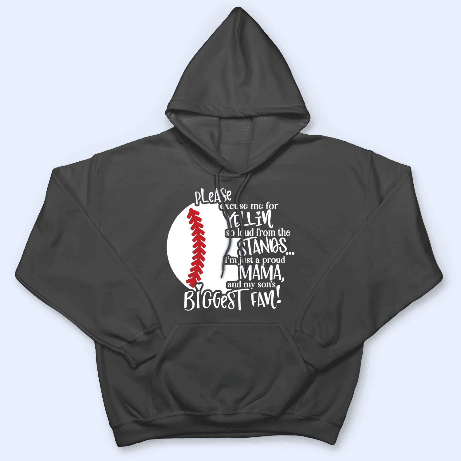 Please Excuse Me For Yellin So Loud From The Stands - Personalized Custom T Shirt - Birthday, Loving, Funny Gift for Grandma/Nana/Mimi, Mom, Wife, Grandparent - Suzitee Store