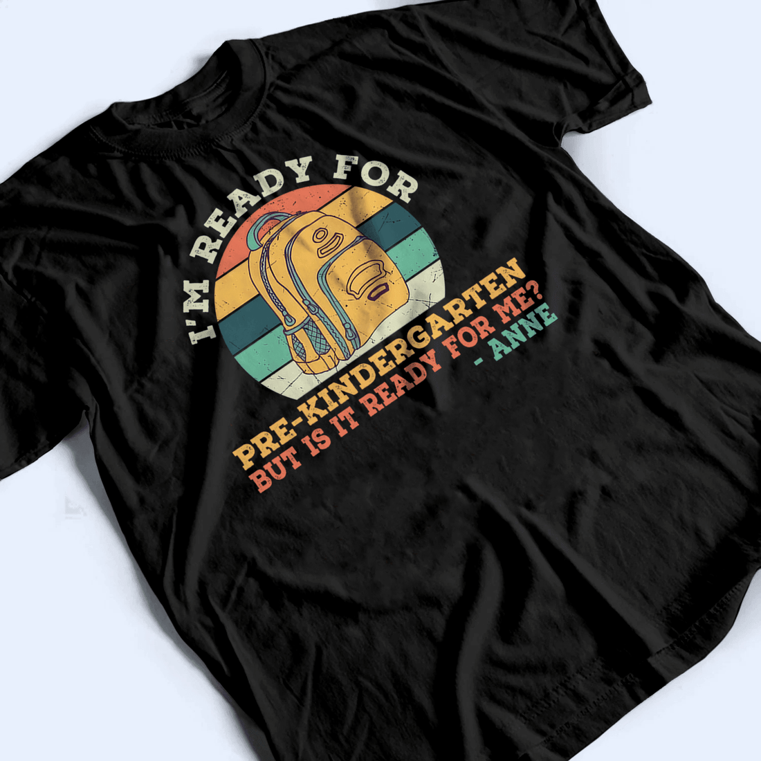 Custom Tshirt for Kids Back to School, Ready For School youth t-shirt, alternate view 2