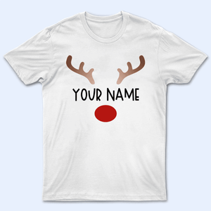 Red Nosed Reindeer - Personalized Custom T Shirt - Birthday, Loving, Funny Gift for Grandma/Nana/Mimi, Mom, Wife, Grandparent - Suzitee Store