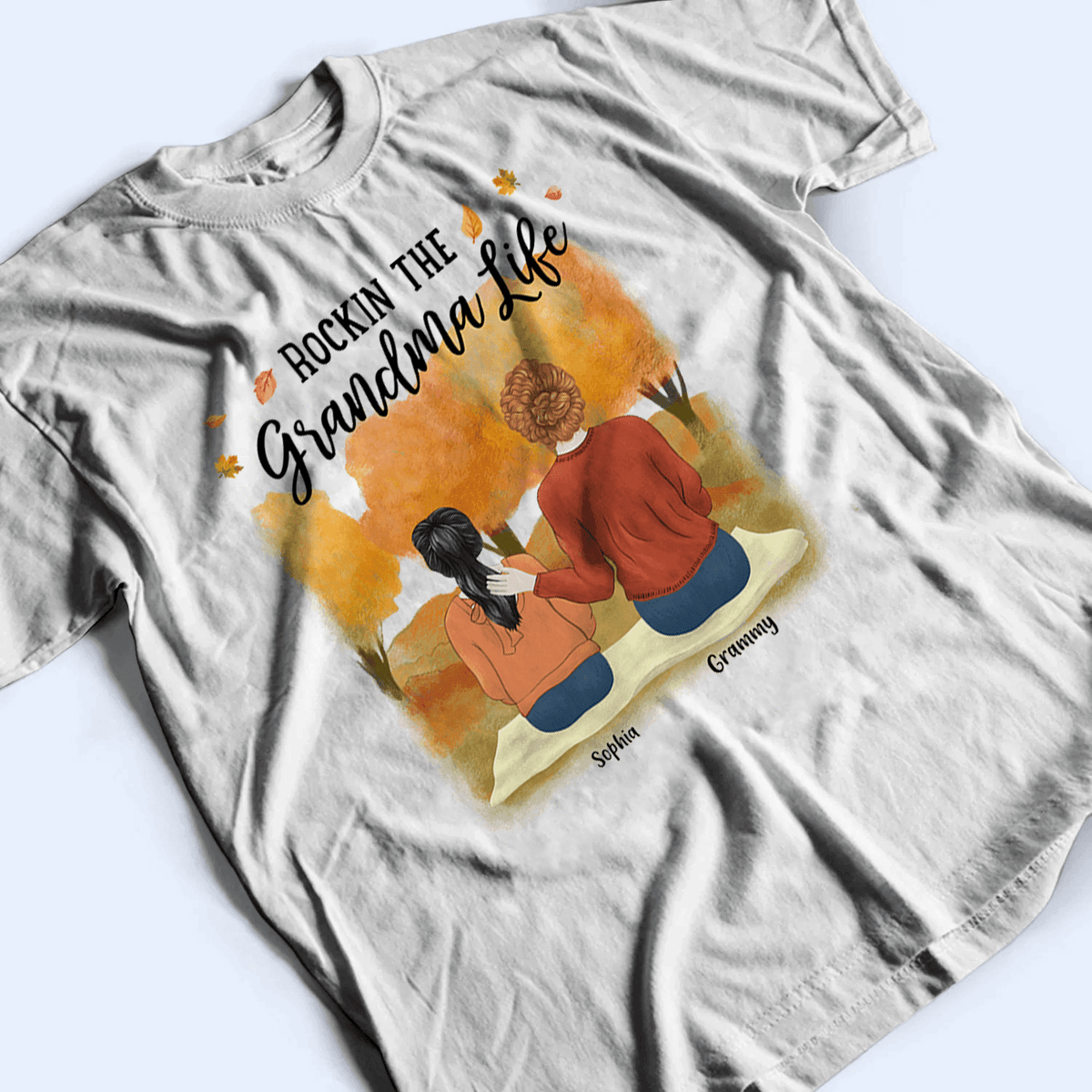 Rockin the Grandparent Life - Personalized Custom T Shirt - Birthday, Loving, Funny Gift for Grandparent, Grandma & Grandpa - Suzitee Store