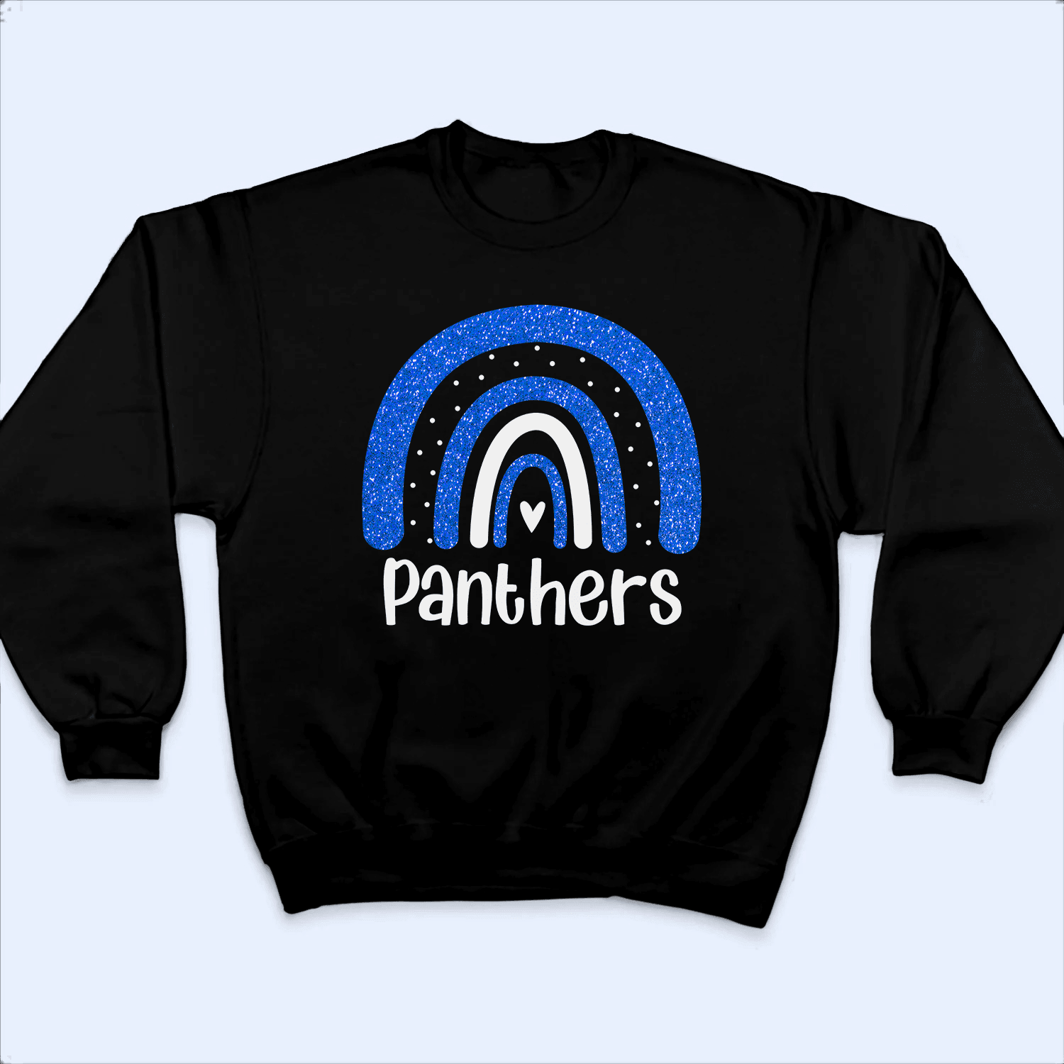 School Mascot Rainbow - Sports/School Spirits Personalized Custom T Shirt - Birthday, Loving, Funny Gift for Teacher, Kindergarten, Preschool, Pre K, Paraprofessional - Suzitee Store