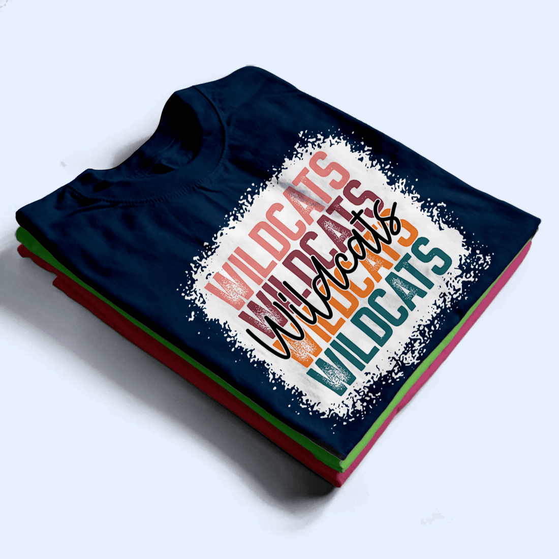 Personalized School Mascot Stacked Script t-shirt, alternate view 5