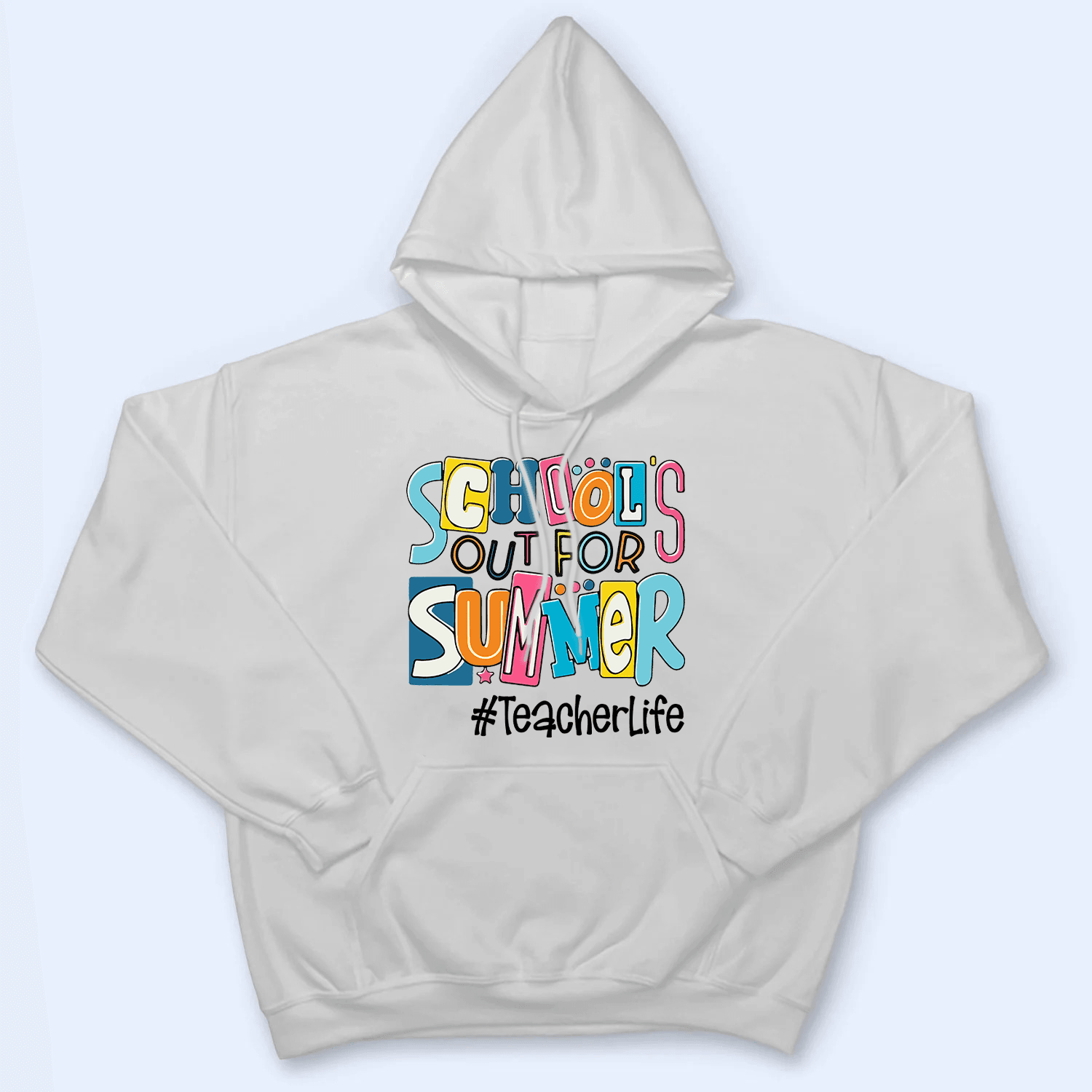 School Out For Summer- Personalized Custom T Shirt - Birthday, Loving, Funny Gift for Teacher, Kindergarten, Preschool, Pre K, Paraprofessional - Suzitee Store